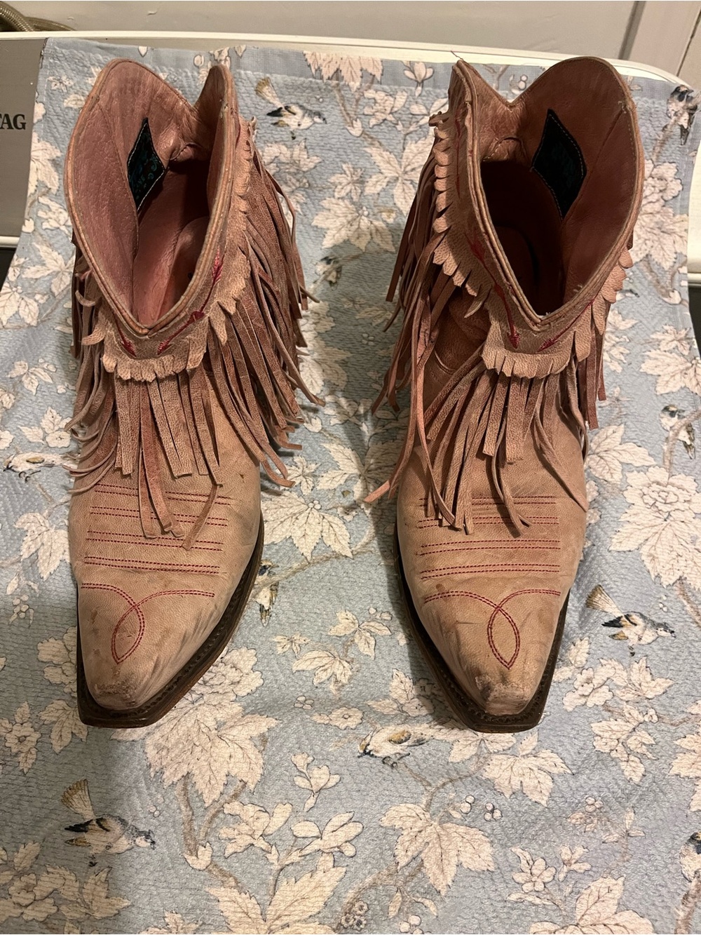 Junk Gypsy by lane boots . Light pink